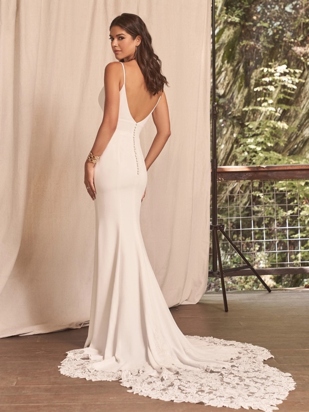 NWT Lillian West 66284 Ivory New Wedding Gown Floor Sample